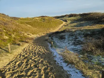 Oostnieuwkerke duinen wandeling in de koude (België)